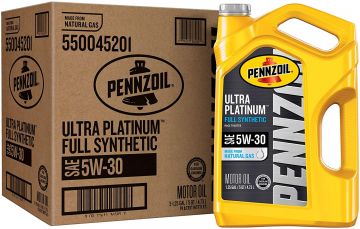 Pennzoil Ultra Platinum Full Synthetic 5W-30 Motor Oil 5 Quart Jug